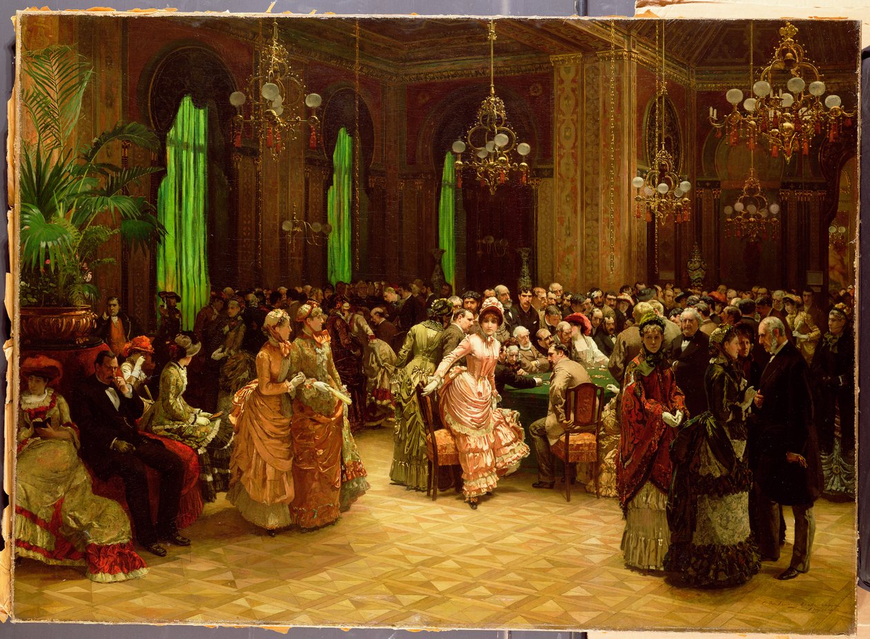 Il casinò, Monte Carlo, 1884 da Christian Ludwig Bokelman