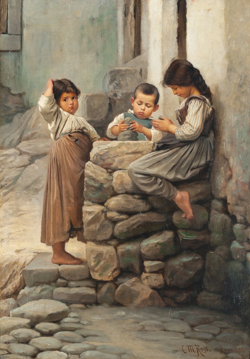 I piccoli vasai, 1883 da Christian Meyer Ross