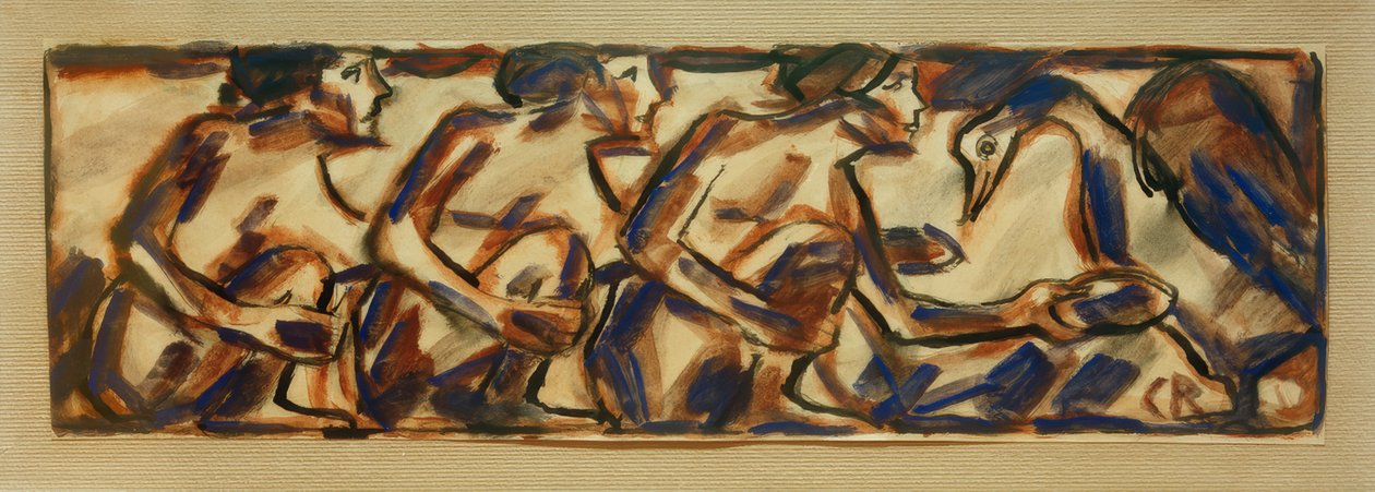 Fregio di figure da Christian Rohlfs