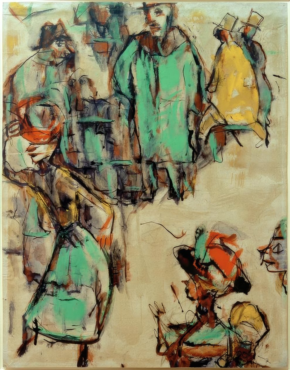 Scena di strada da Christian Rohlfs