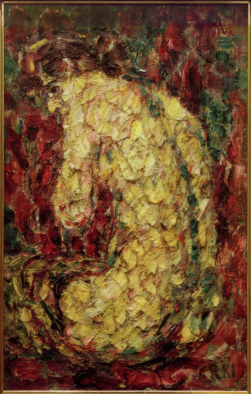 Nudo di schiena femminile da Christian Rohlfs