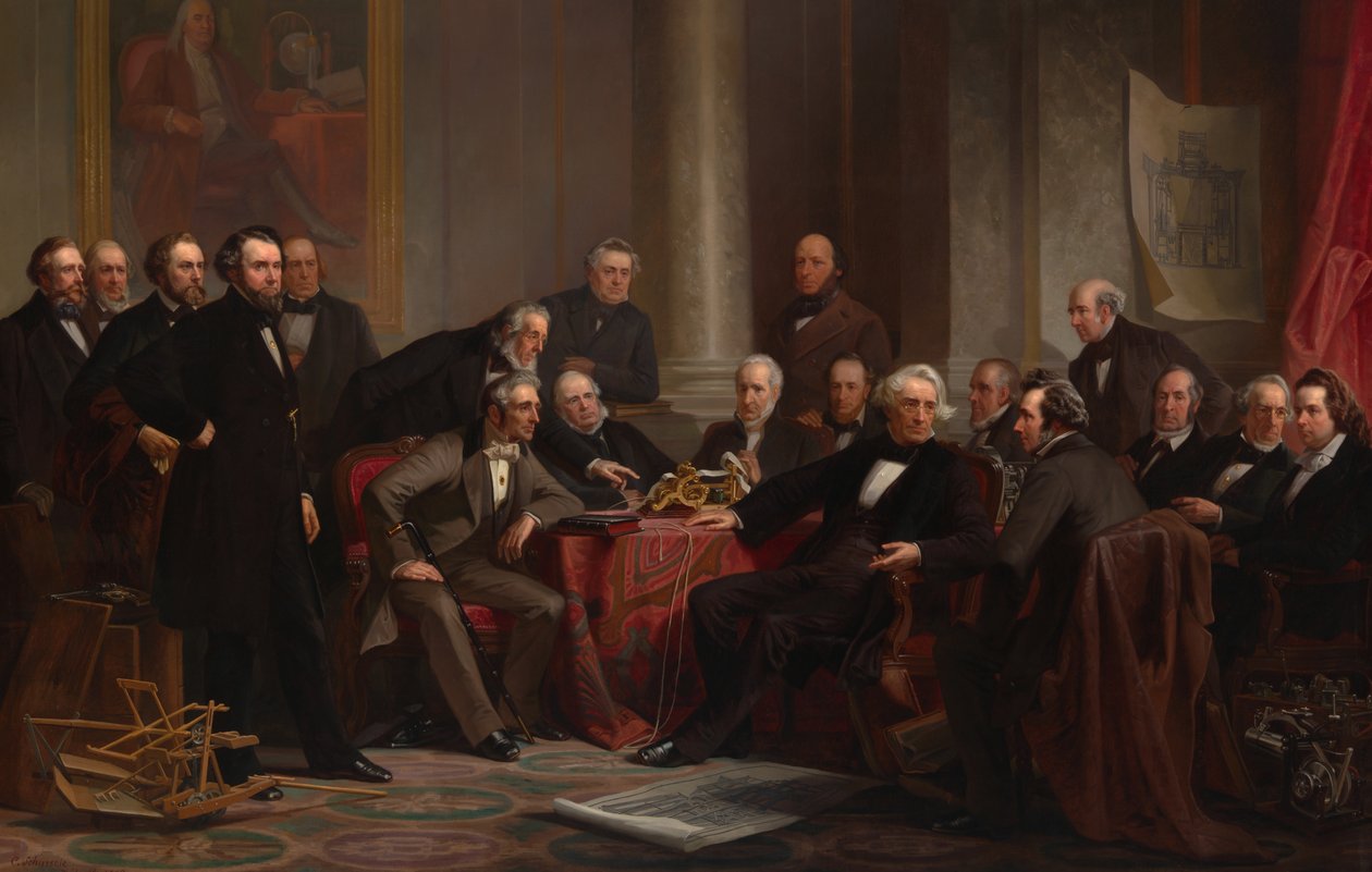 Uomini di progresso da Christian Schussele