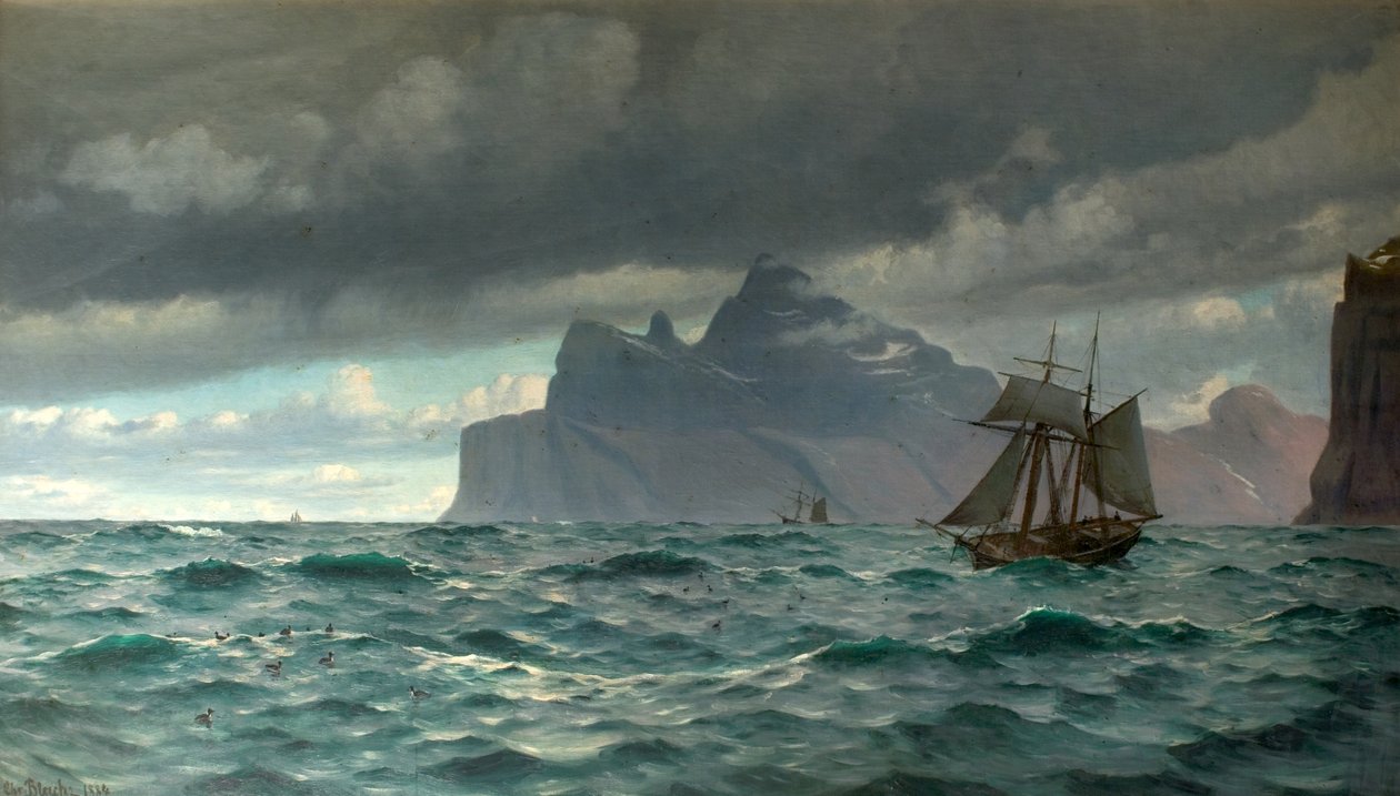 Capo Nord, Islanda, 1884 da Christian Vigilius Blache