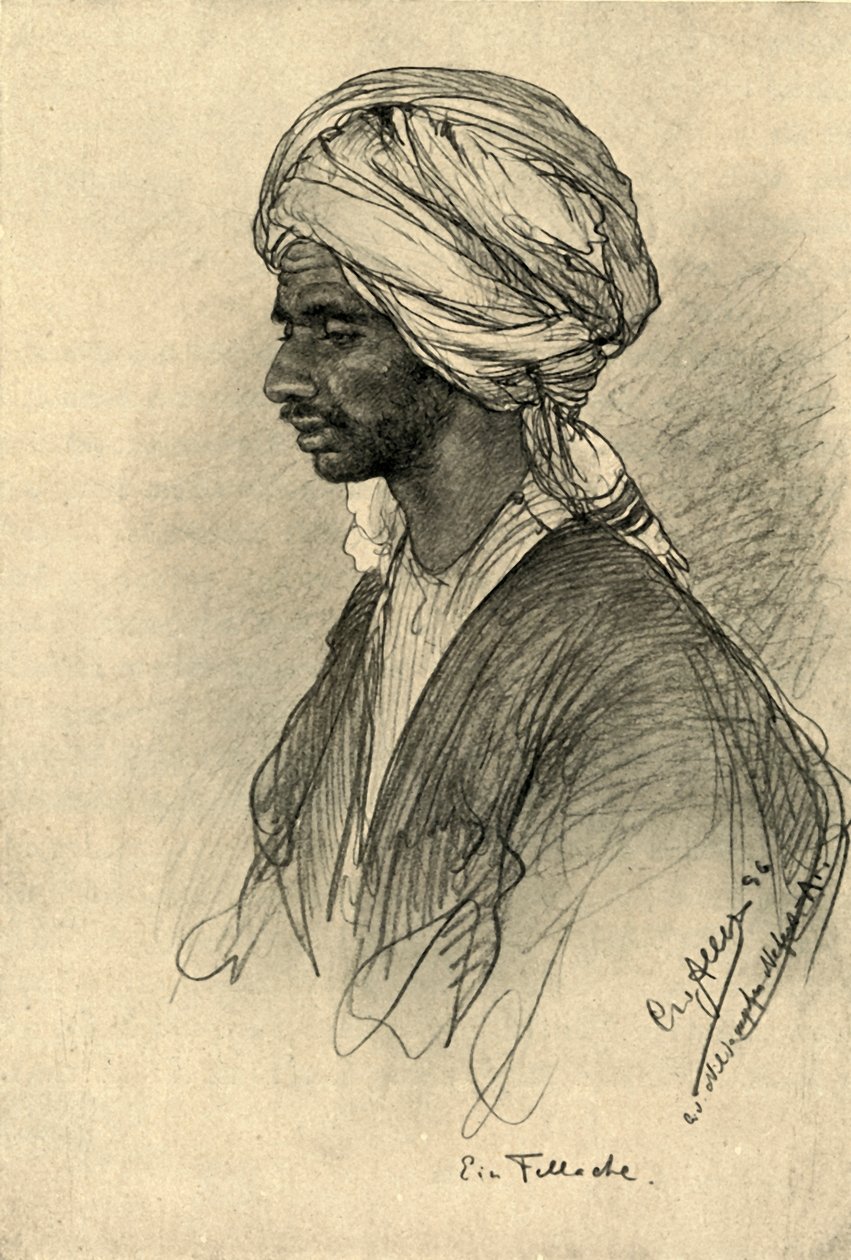 Fellah, Egitto, 1898 da Christian Wilhelm Allers