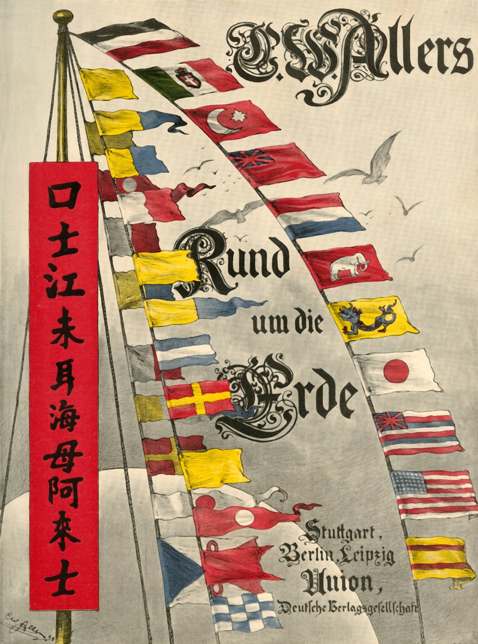 Bandiere di segnalazione marittima internazionale, 1898 da Christian Wilhelm Allers