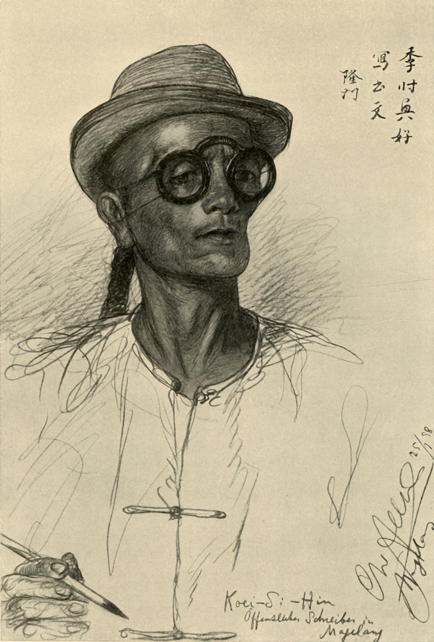 Koei-Si-Hin - scriba, Magalang, Java da Christian Wilhelm Allers