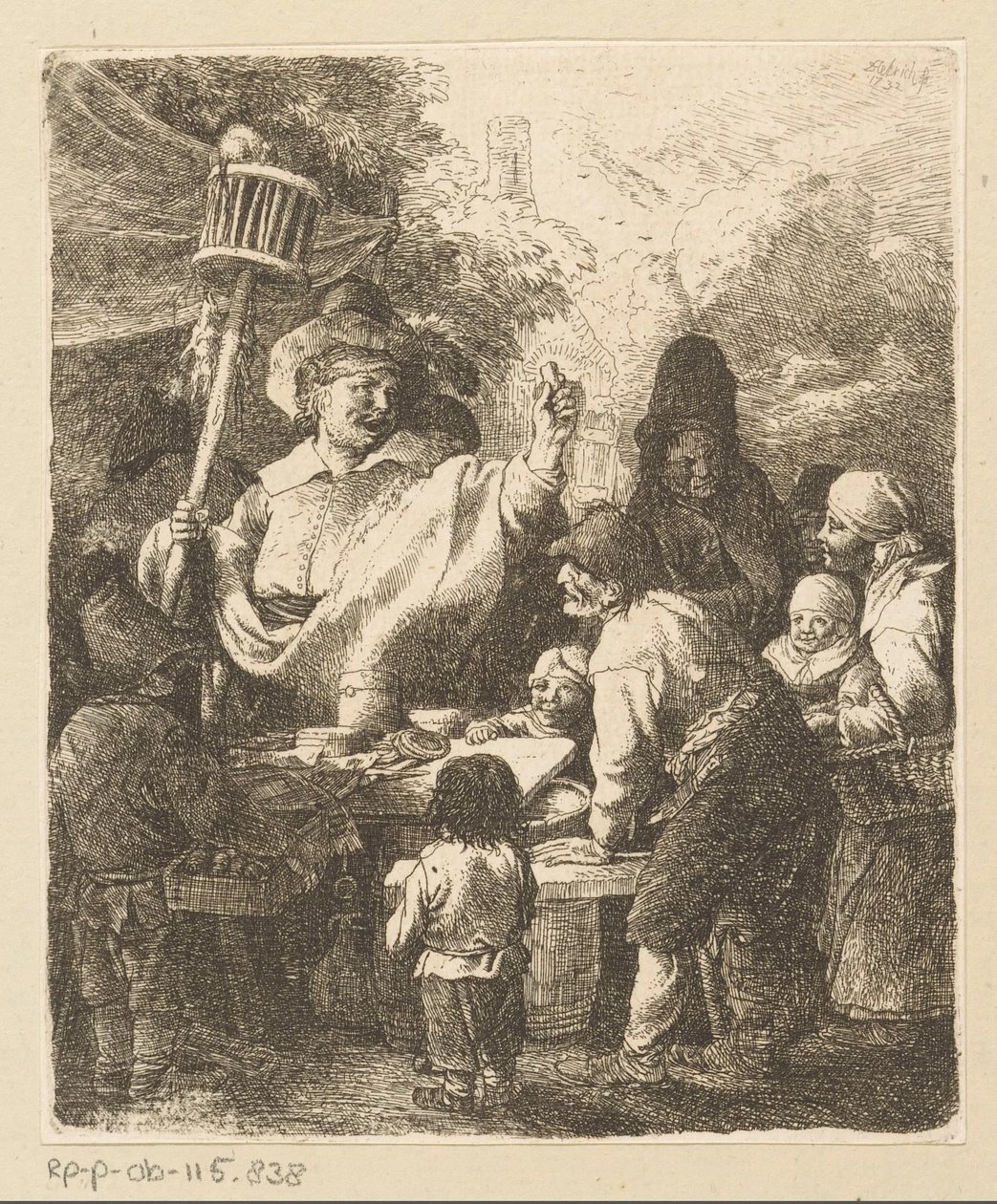 Venditore di veleno per topi da Christian Wilhelm Ernst Dietrich