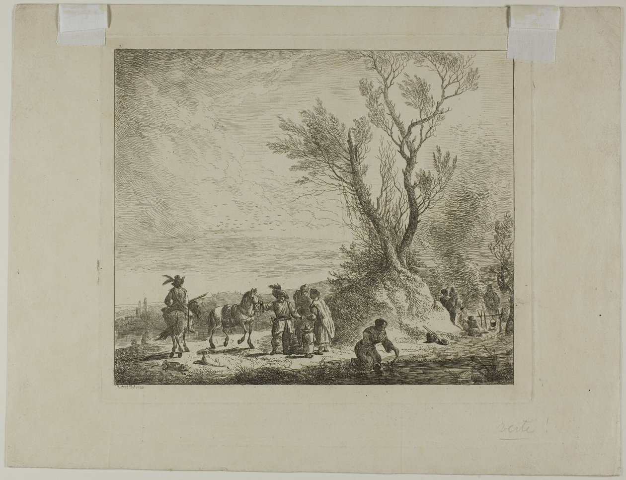 Campo dei Viandanti da Christian Wilhelm Ernst Dietrich