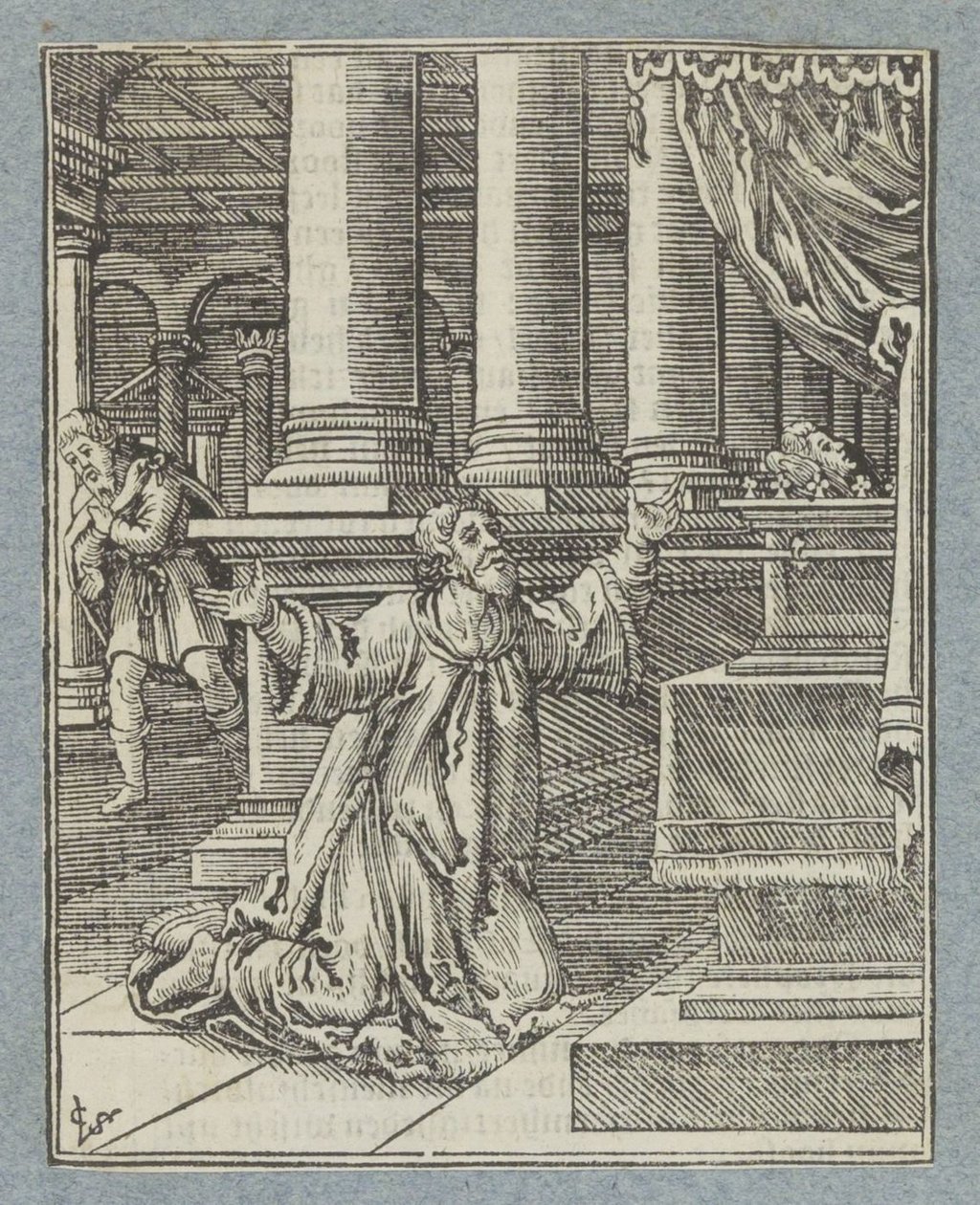 Pentimento e punizione di Davide da Christoffel van Sichem (II)