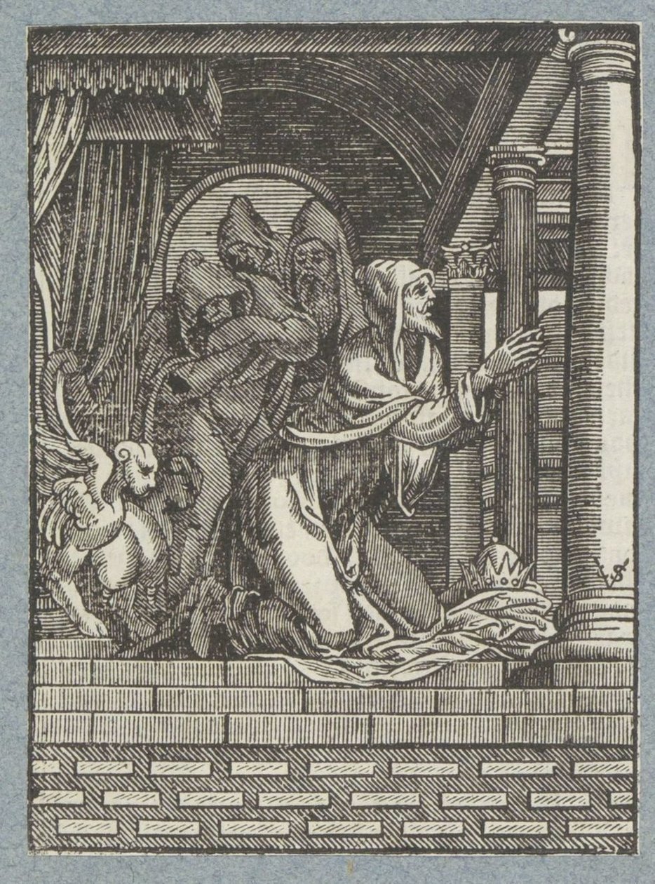 Re di Ninive fa penitenza da Christoffel van Sichem (II)
