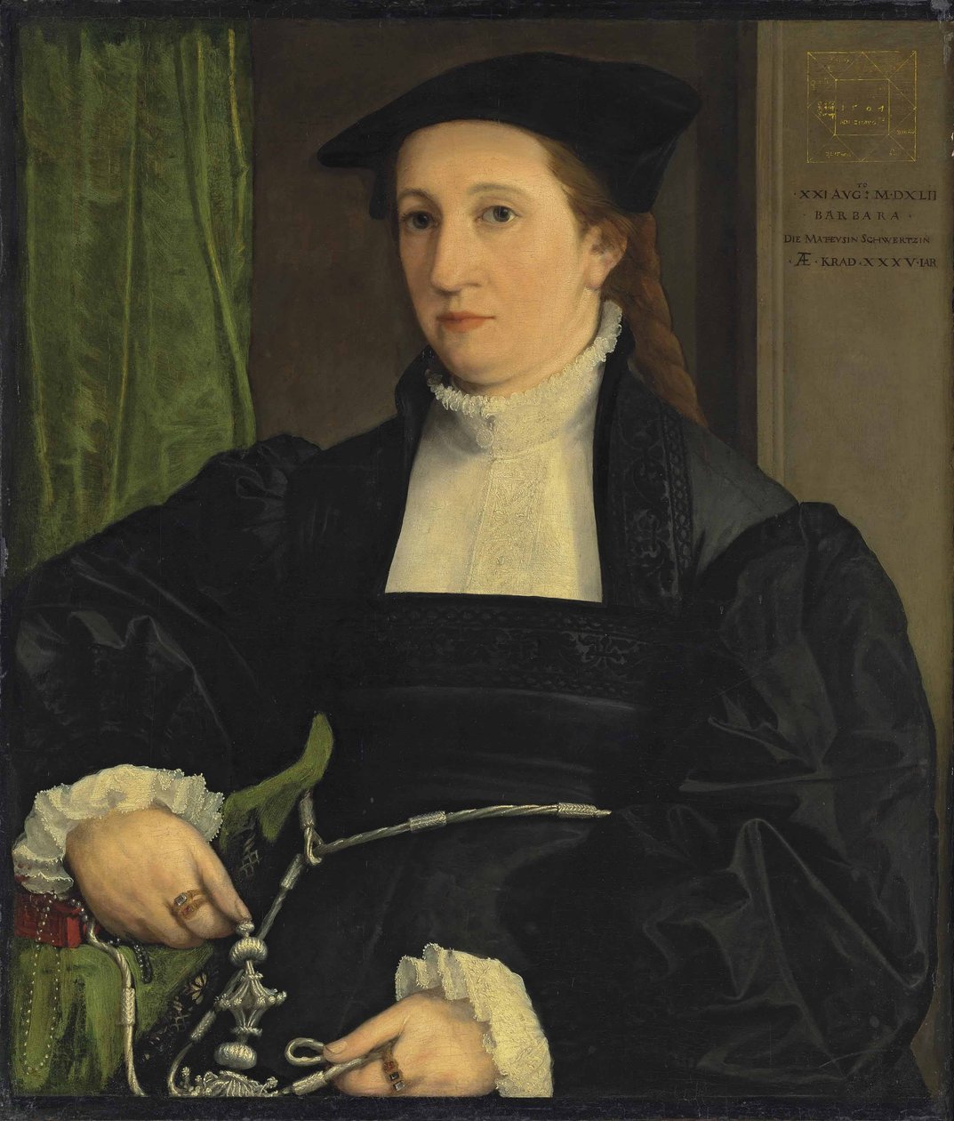 Ritratto di Barbara Schwarz da Christoph Amberger