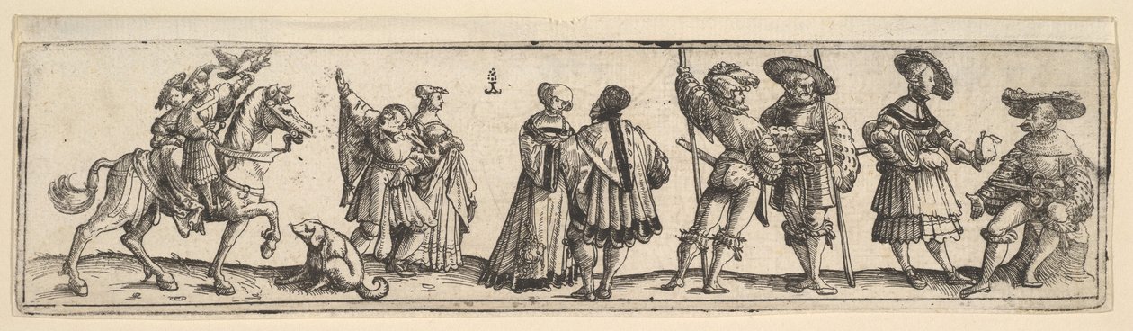 Lansquenets e signore da Christoph Bockstorffer