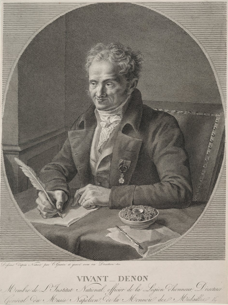 Dominique Vivant-Denon, 1810 da Christophe Guerin