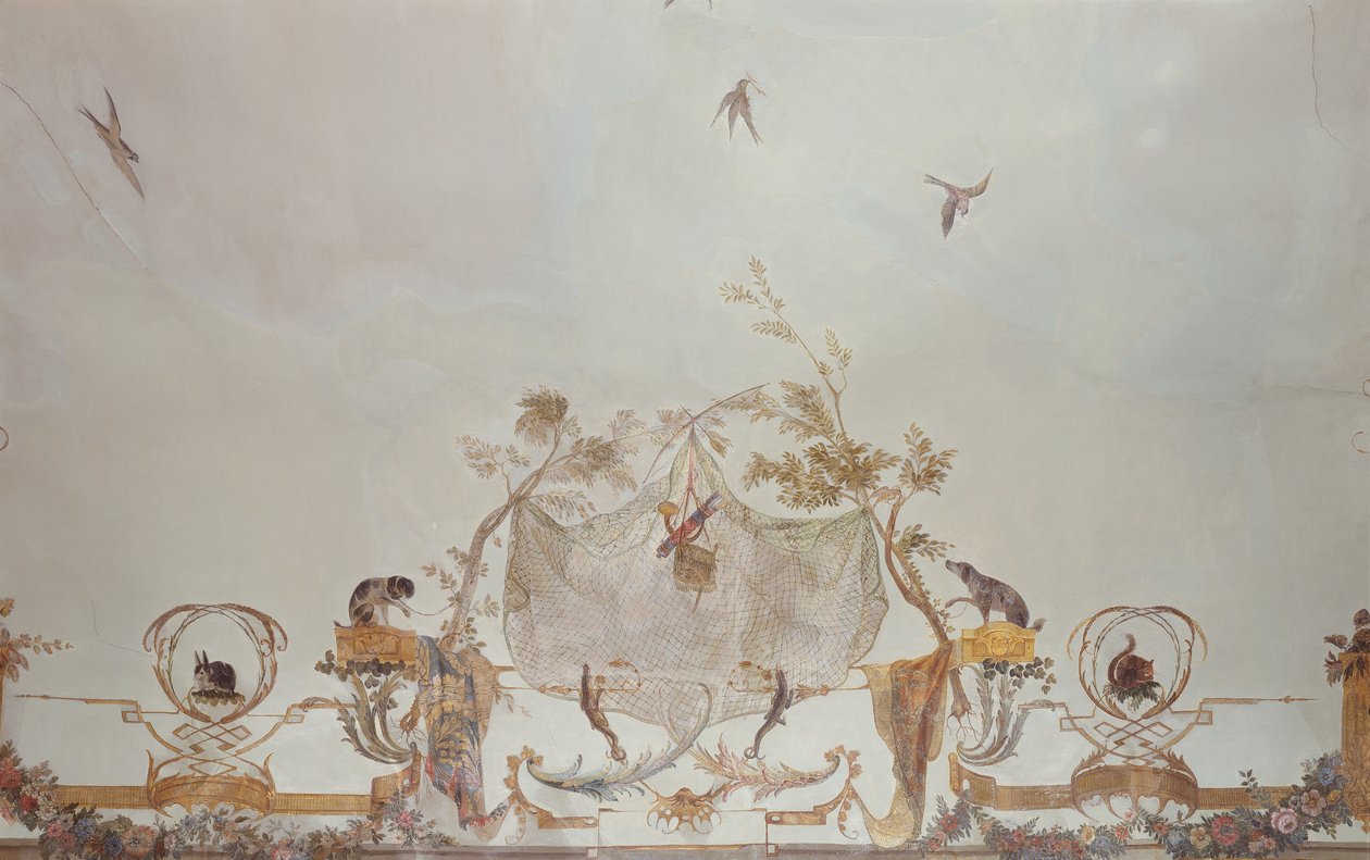 La Grande Singerie (dettaglio), c.1735 da Christophe Huet