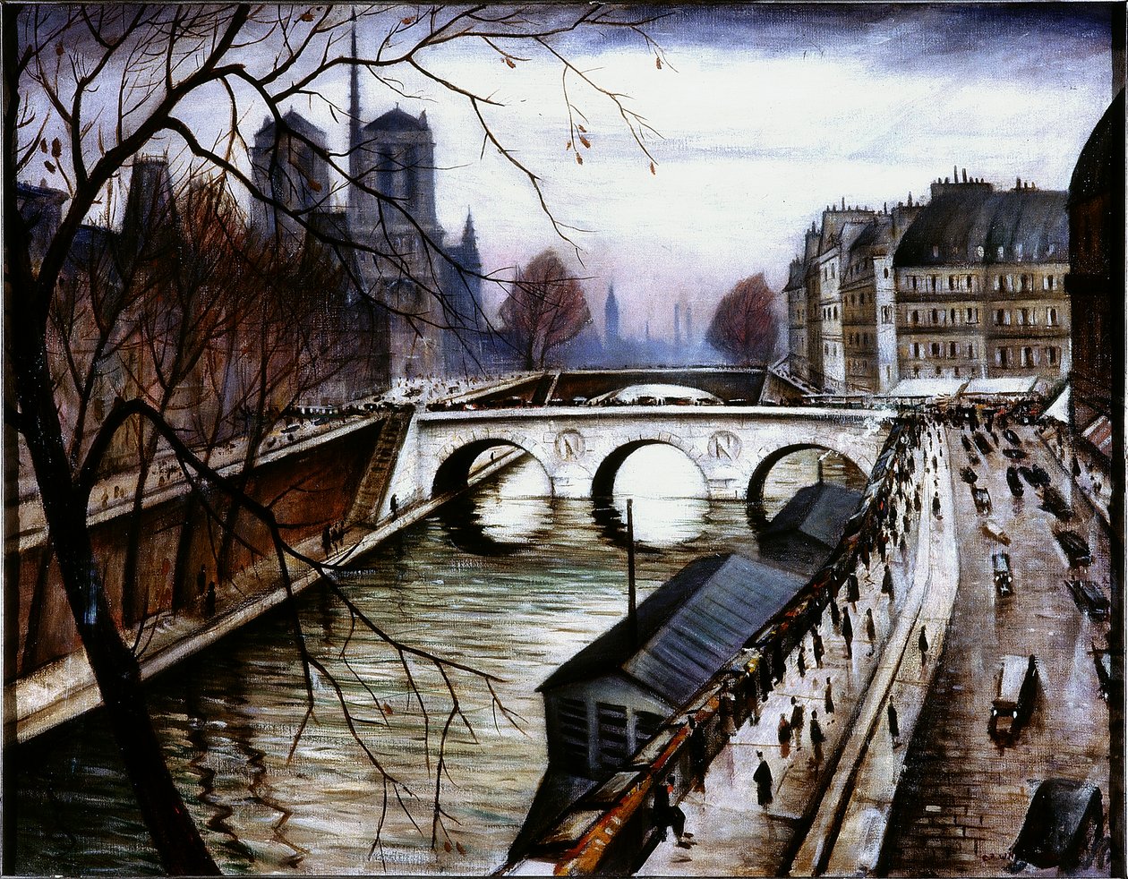 Notre Dame de Paris dal Quai des Grands Augustins da Christopher Richard Wynne Nevinson