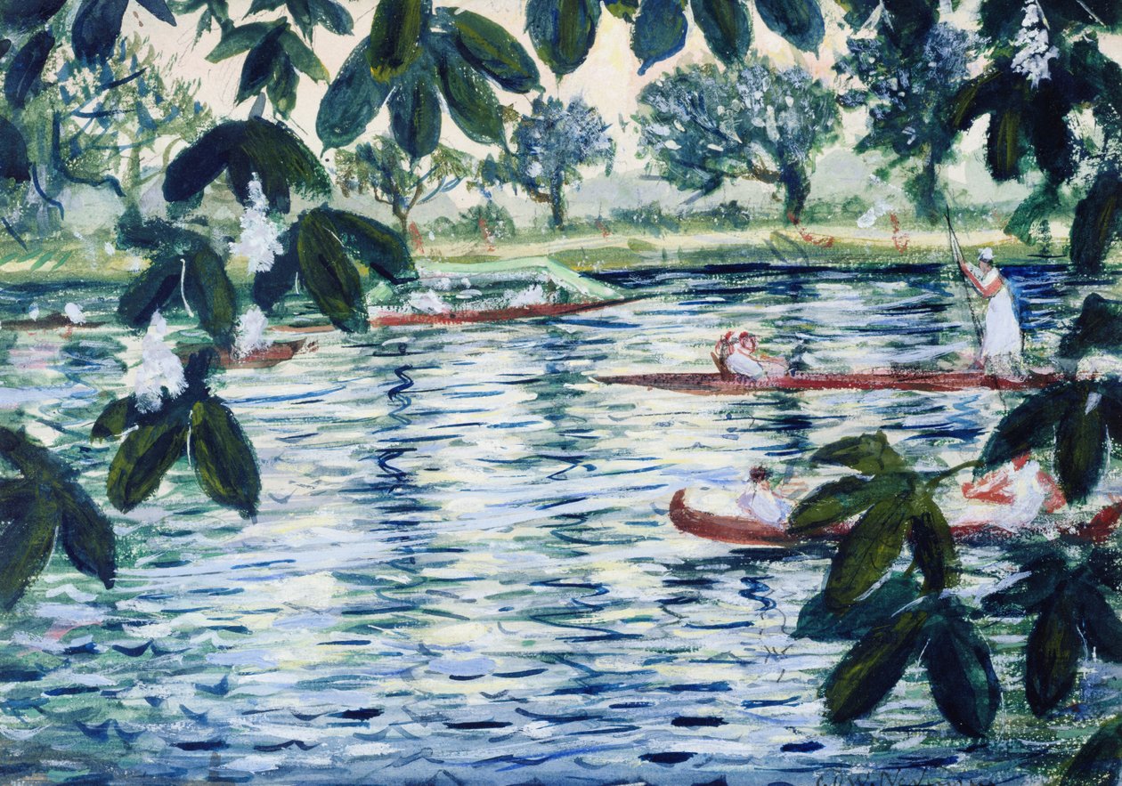 Sul Tamigi, 1933 da Christopher Richard Wynne Nevinson