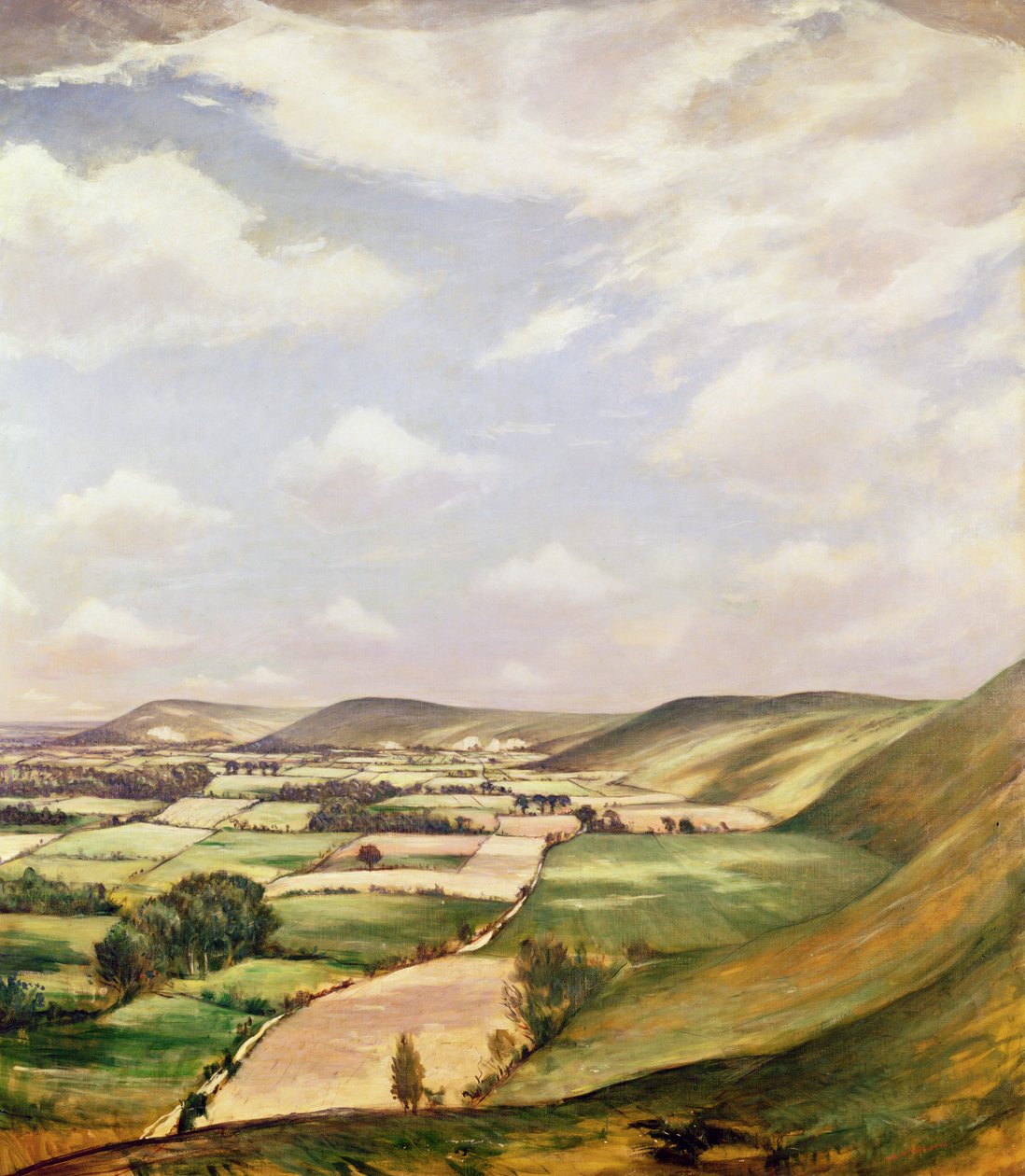 Paesaggio del Sussex da Christopher Richard Wynne Nevinson
