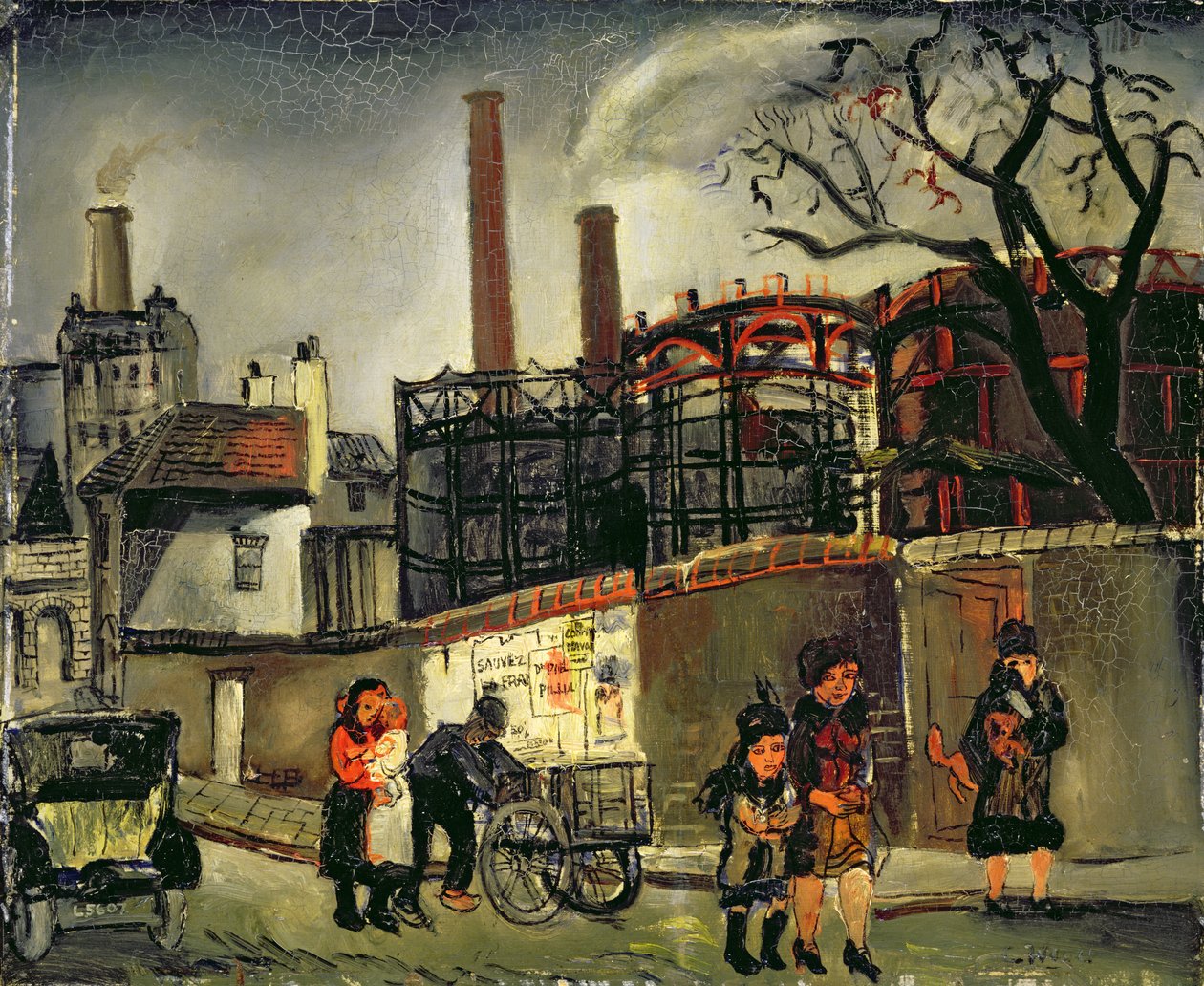 Scena di strada a Parigi, 1926 da Christopher Wood