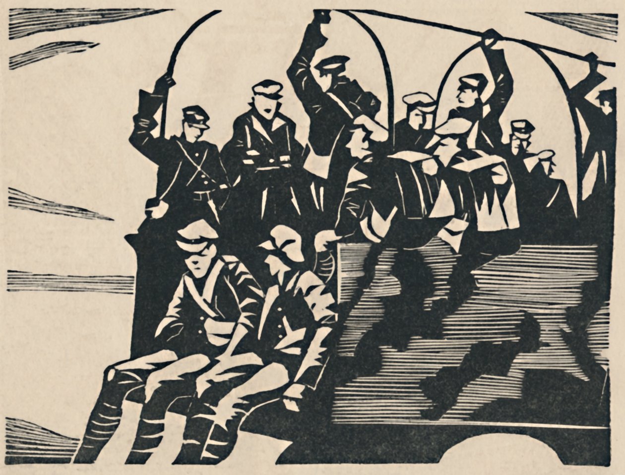 Saltatori di camion, 1919 da Christopher Richard Wynne Nevinson