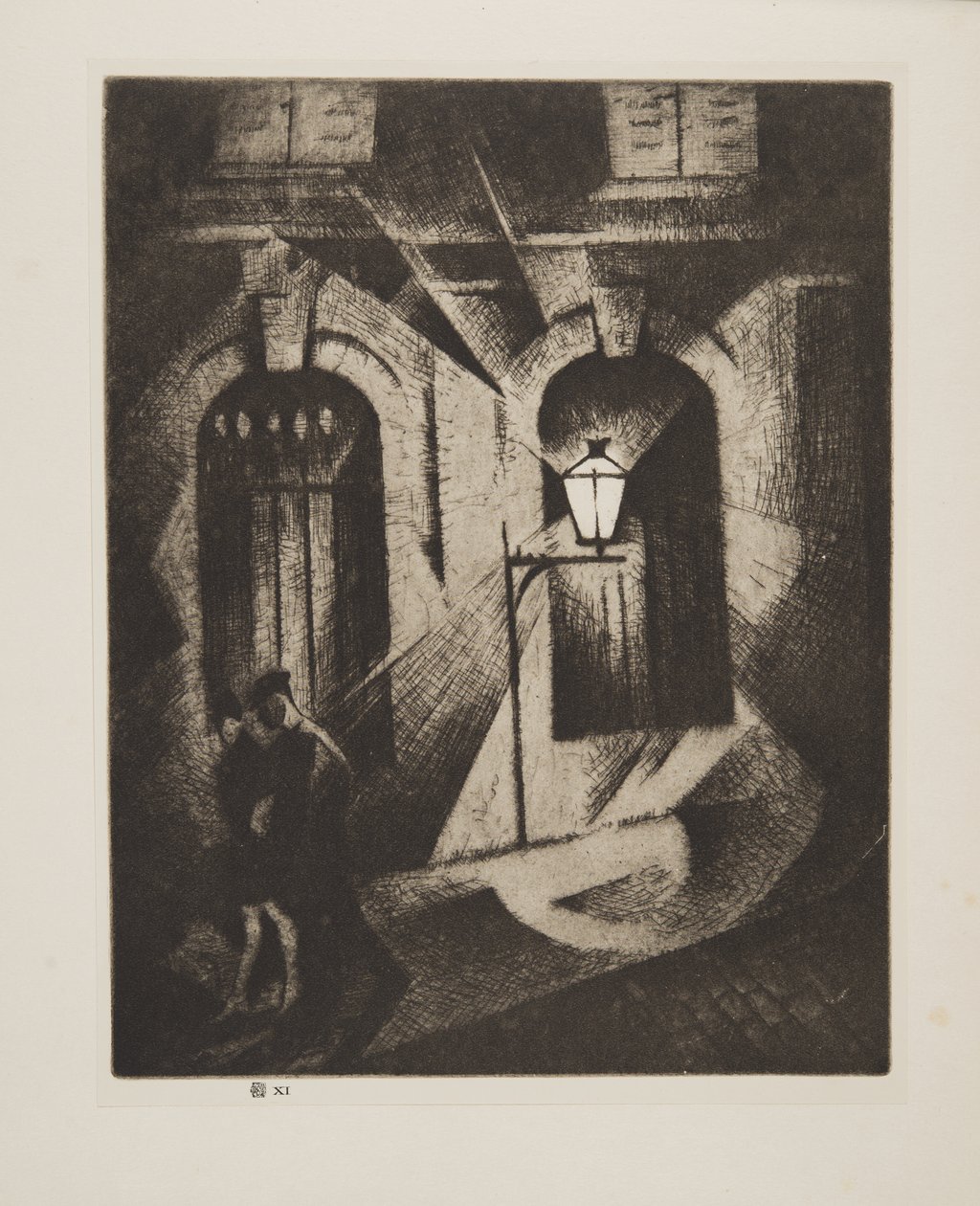 Notte sinistra a Parigi, pub.1929 da Christopher Richard Wynne Nevinson