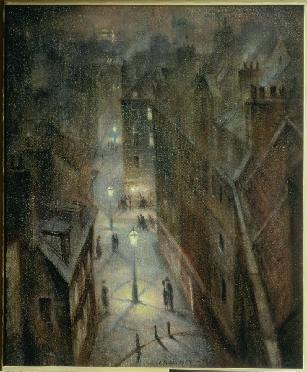 Crepuscolo a Soho, c.1924 da Christopher Richard Wynne Nevinson
