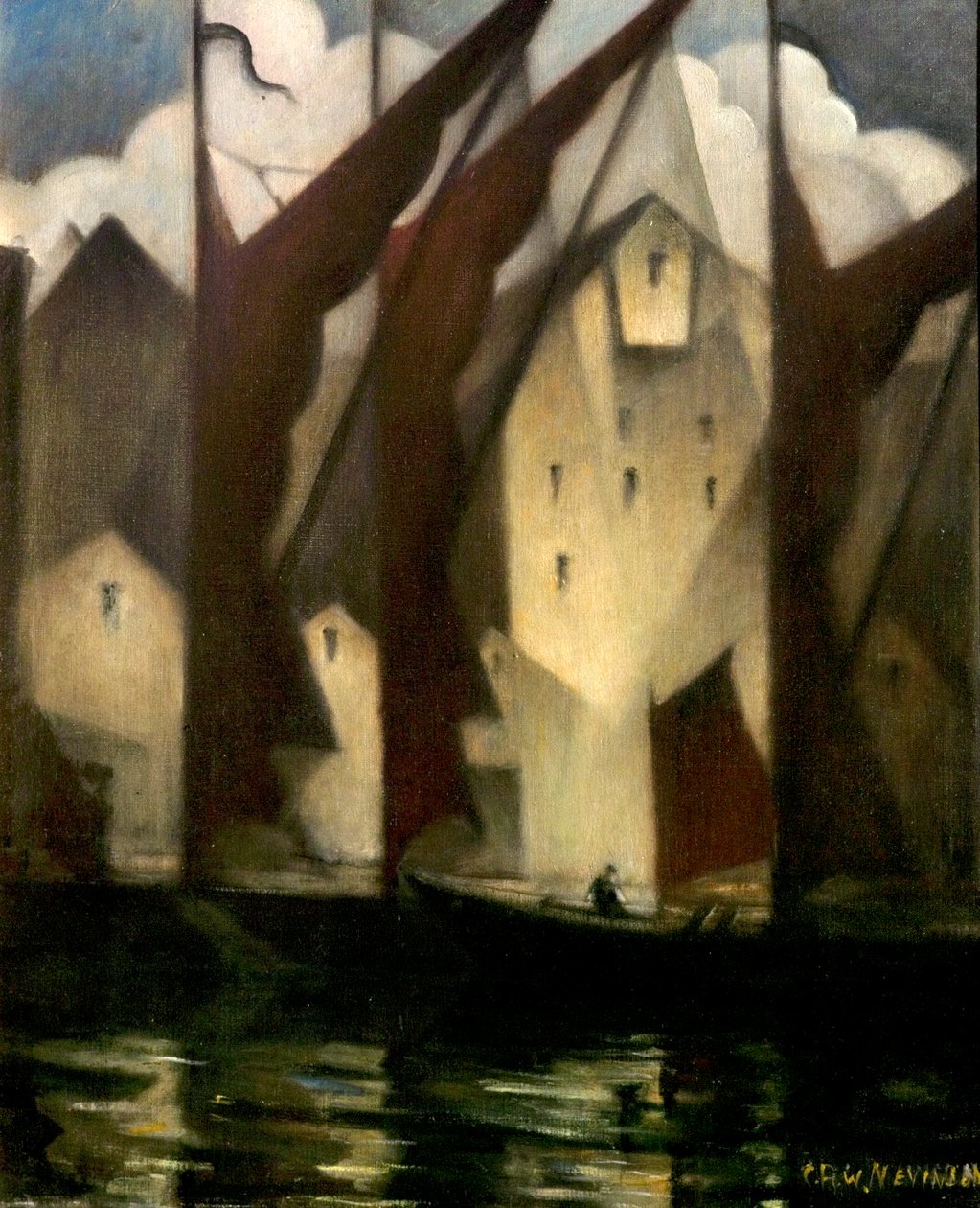 Lungo il Tamigi, 1941 da Christopher Richard Wynne Nevinson