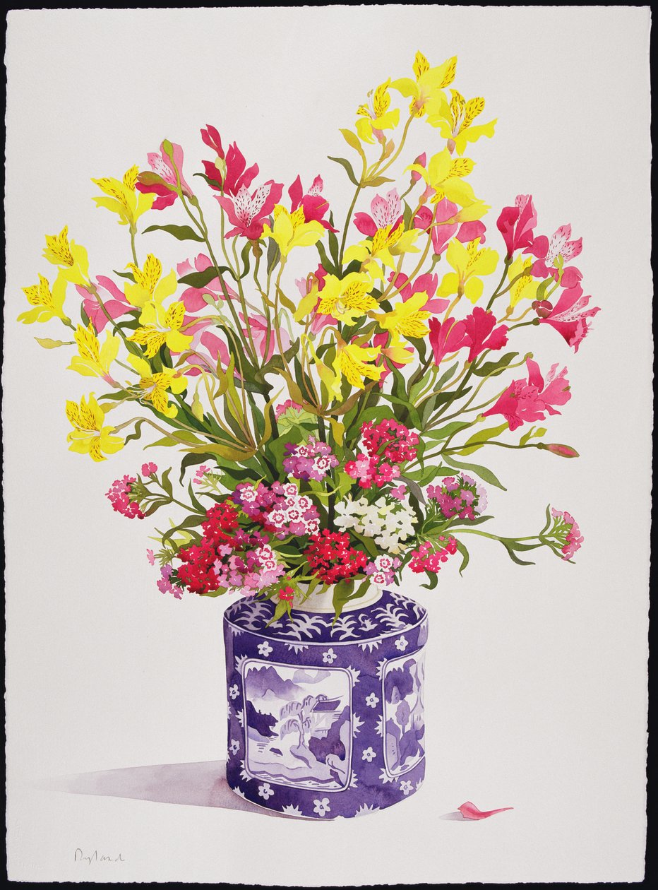 Fiori in un vaso cinese da Christopher Ryland