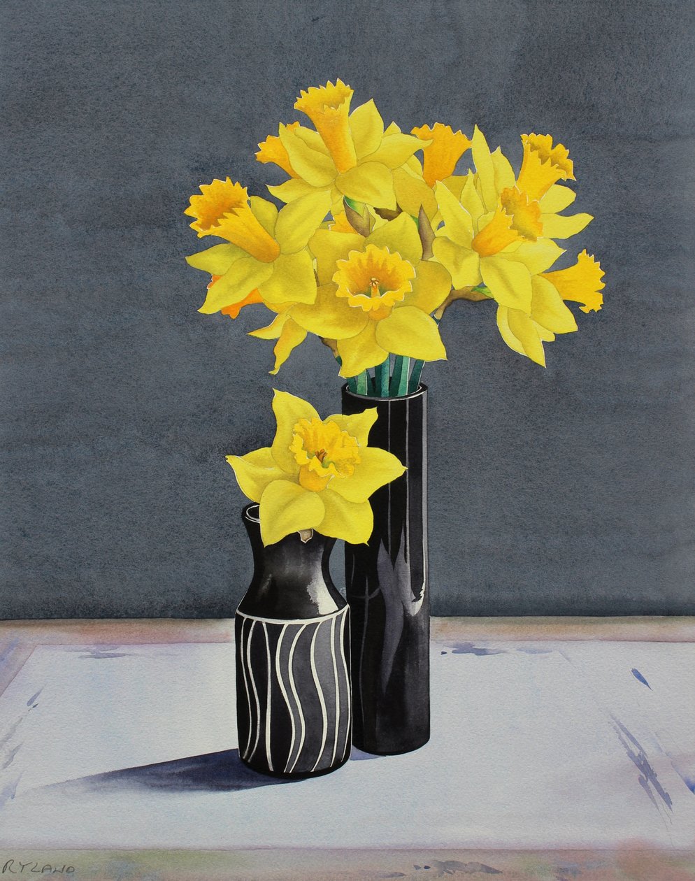 Natura morta con narcisi da Christopher Ryland
