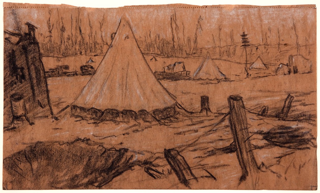 Un gruppo di tende, c. 1914 da Christopher Williams