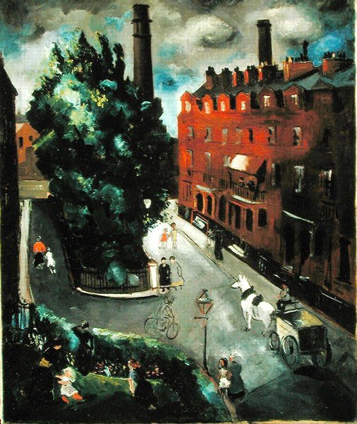 Una Piazza di Chelsea da Christopher Wood