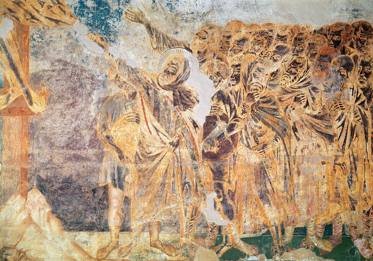 Crocifissione, dettaglio del lato destro, c.1270 (dettaglio) da Giovanni Cimabue
