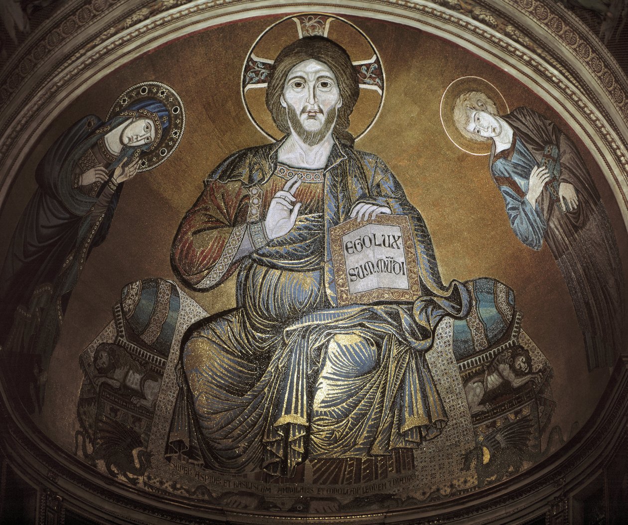 Cristo in Maestà. Mosaico da Cimabue