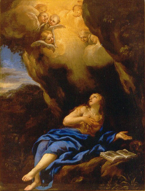 Maria Maddalena nella grotta da Ciro Ferri