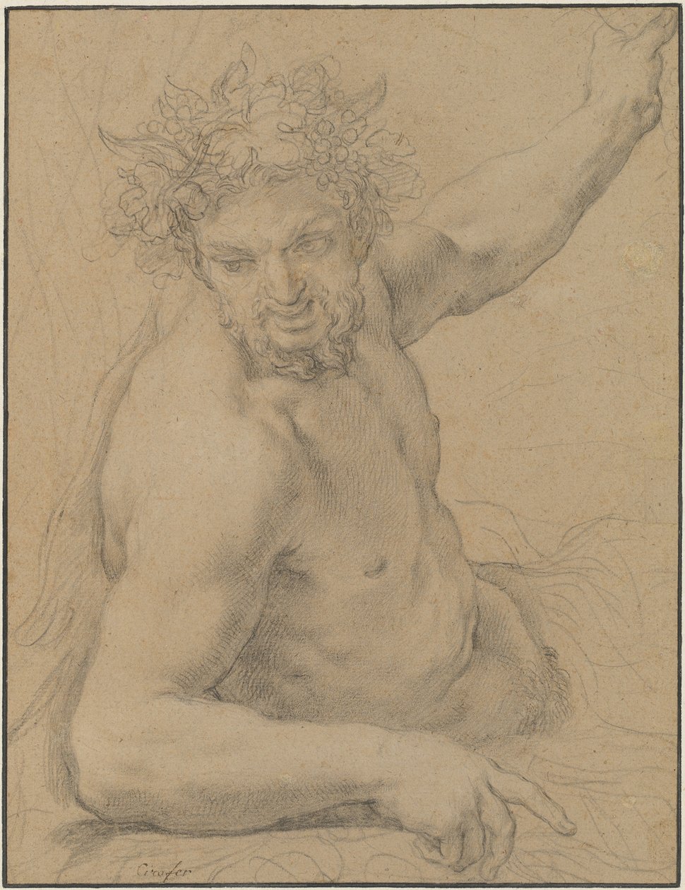 Fauno reclinato da Ciro Ferri
