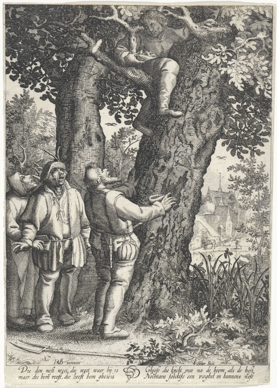 Ladro di nidi da Claes Jansz. Visscher (II)
