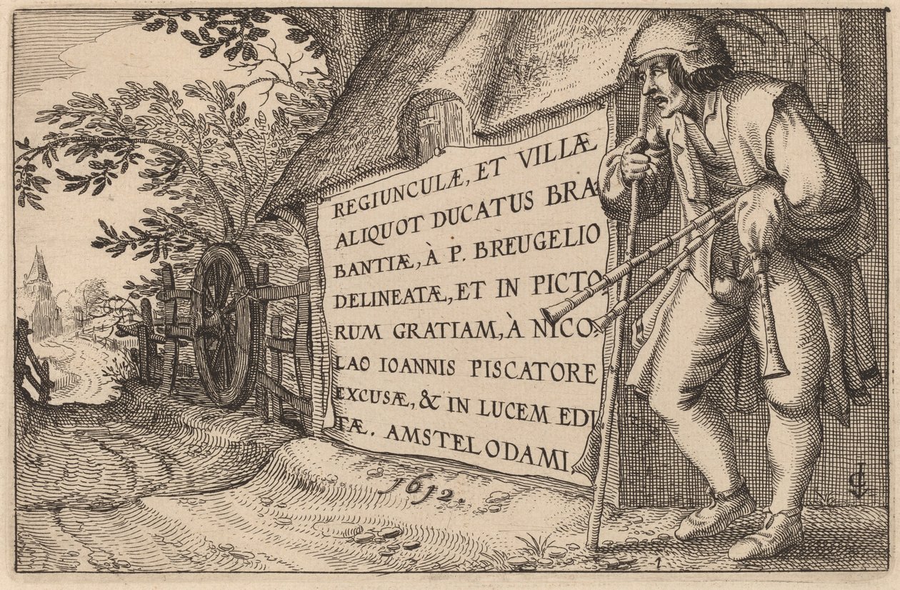 Pagina del titolo da Claes Jansz Visscher after Johannes van Doetechum, the Elder after Lucas