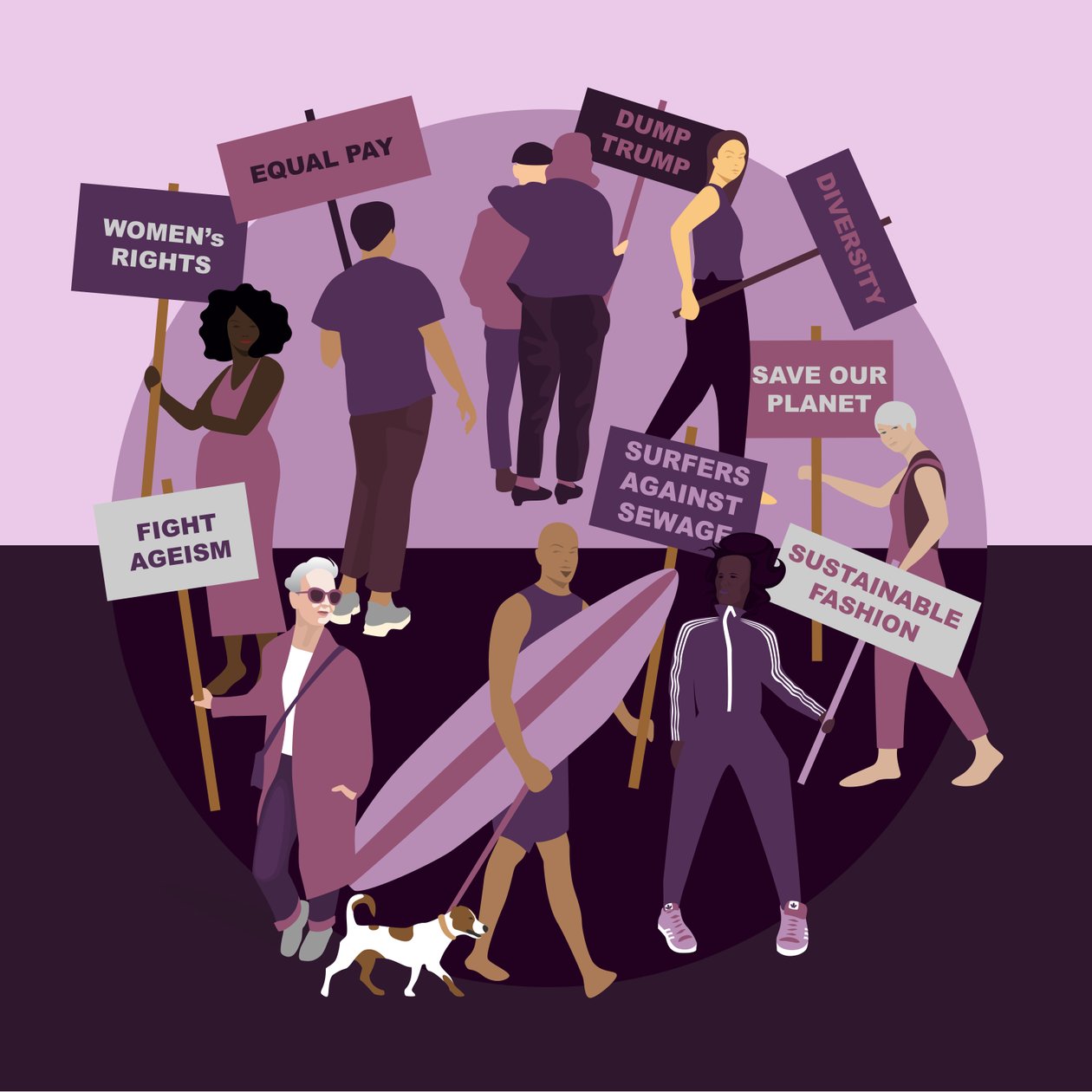 Campaigers da Claire Huntley