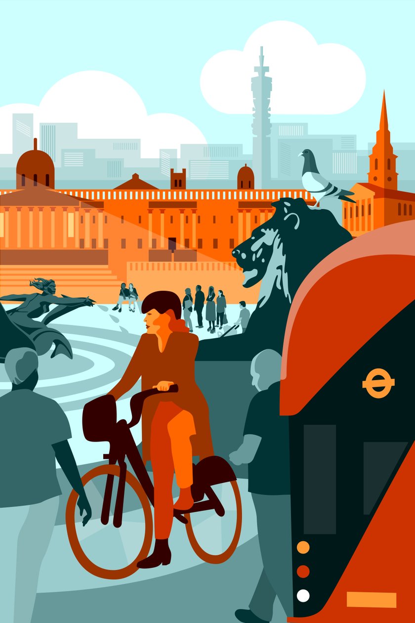 Trafalgar Square, Londra da Claire Huntley