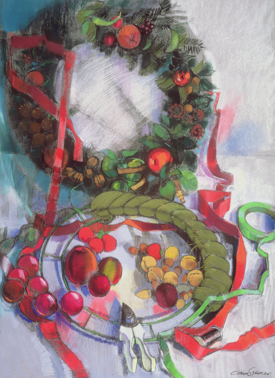 Preparazione delle Ghirlande di Natale da Claire Spencer