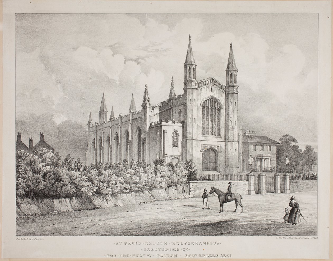 Chiesa di San Paolo, Wolverhampton da Clare Burton