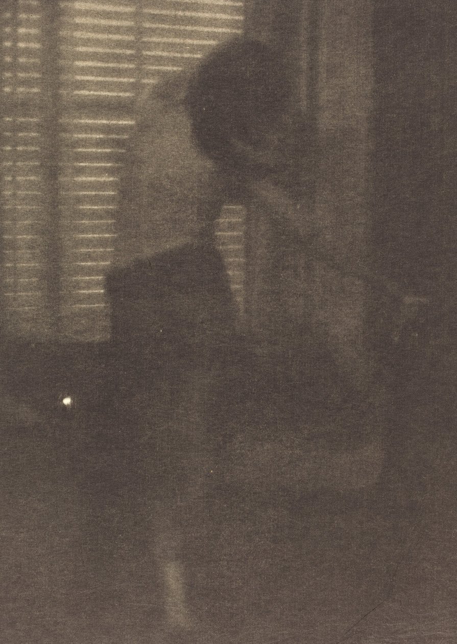 Modella nello studio di New York da Clarence H. White