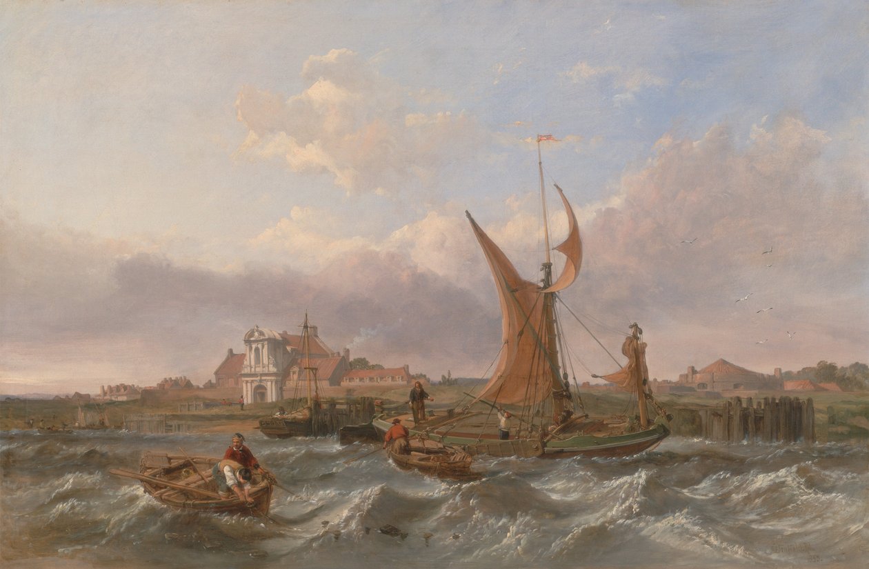 Tilbury Fort: vento controcorrente da Clarkson Frederick Stanfield