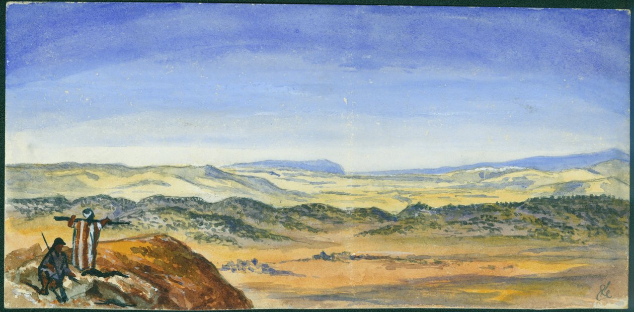 Pianura di Esdraelon e Carmelo, veduta da Ras el