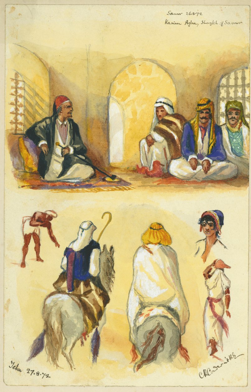 Samur e Jeba, 1872 da Claude Conder