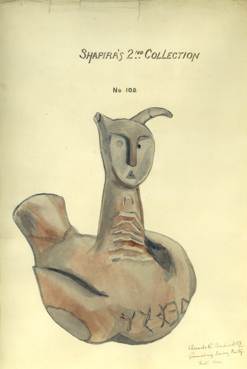Seconda collezione di Shapira, 1873 da Claude Conder