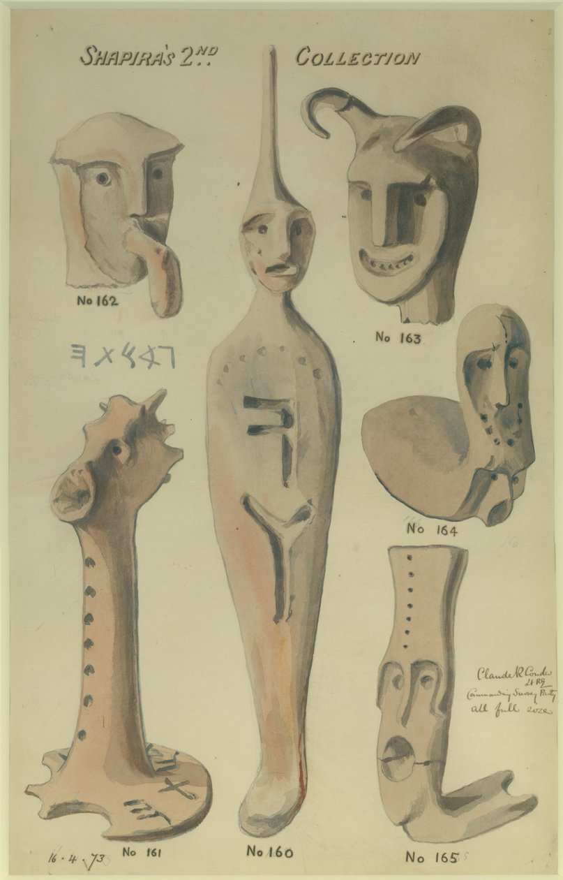 Seconda collezione di Shapira, 1873 da Claude Conder