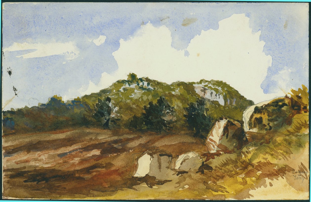 Il Mahrakah, Carmelo, 1872 da Claude Conder