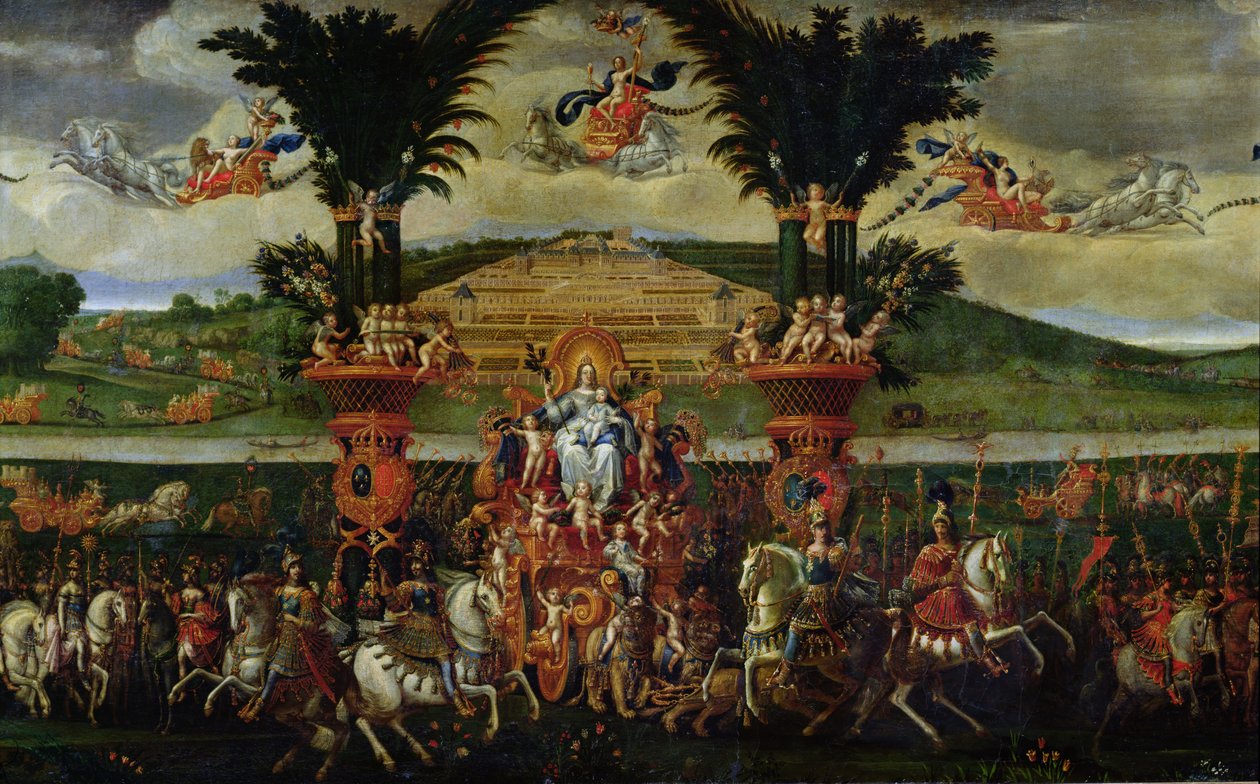 Terra, (dettaglio) c.1640-41 da Claude Deruet