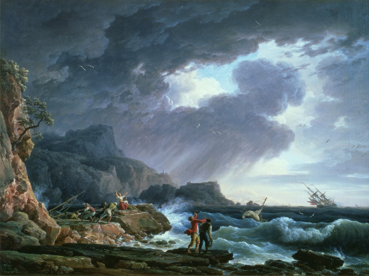 Tempesta in Mare, 1752 da Claude Joseph Vernet