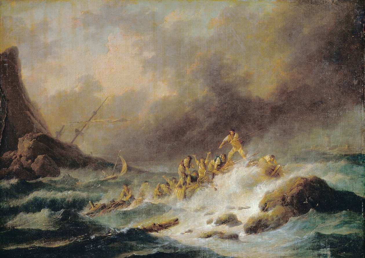Un naufragio da Claude Joseph Vernet